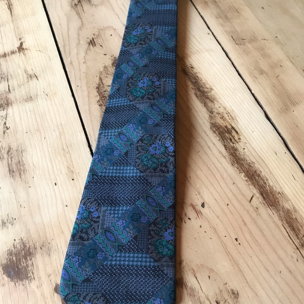 Vintage Dior Silk Neck Tie - Picture 2 of 4